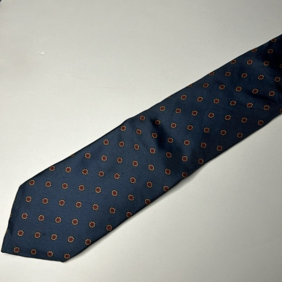 GIVENCHY Monsieur Silk Neck Tie Gray Blue Luxury Simple Minimal Italy - Picture 1 of 8